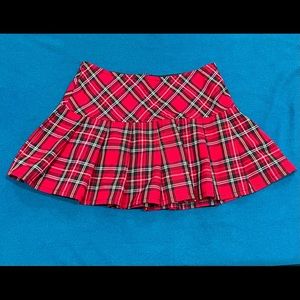 NEW WITHOUT TAGS royal bones plaid mini skirt